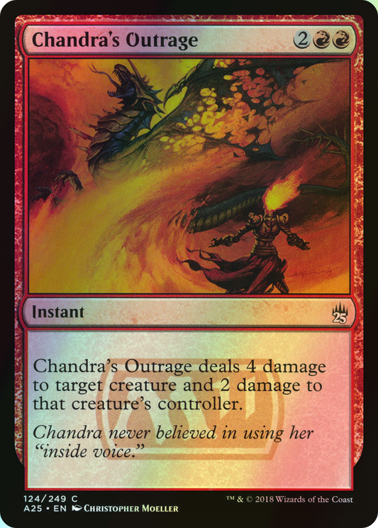 Chandra's Outrage (A25) #124 [EN/F]