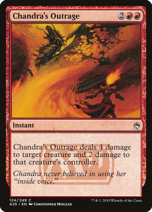 Chandra's Outrage (A25) #124 [EN/N]
