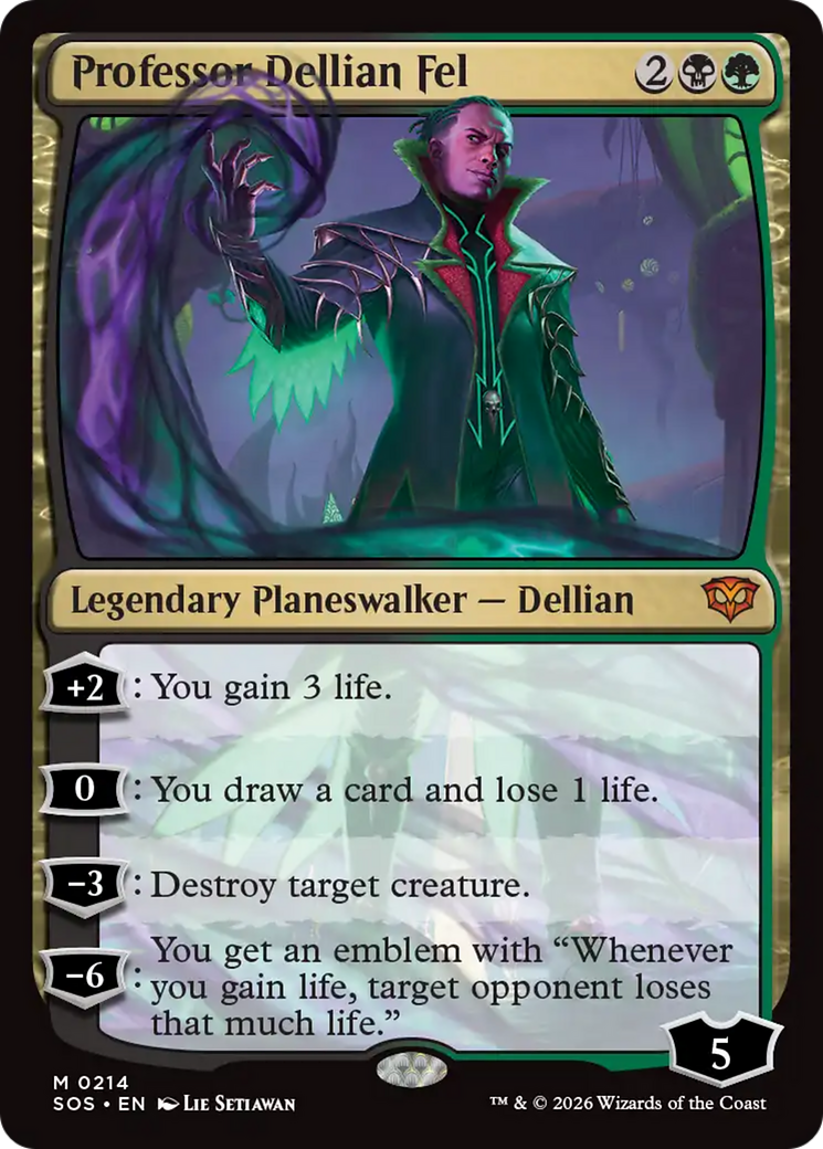 Professor Dellian Fel (SOS) #214 [EN/N]