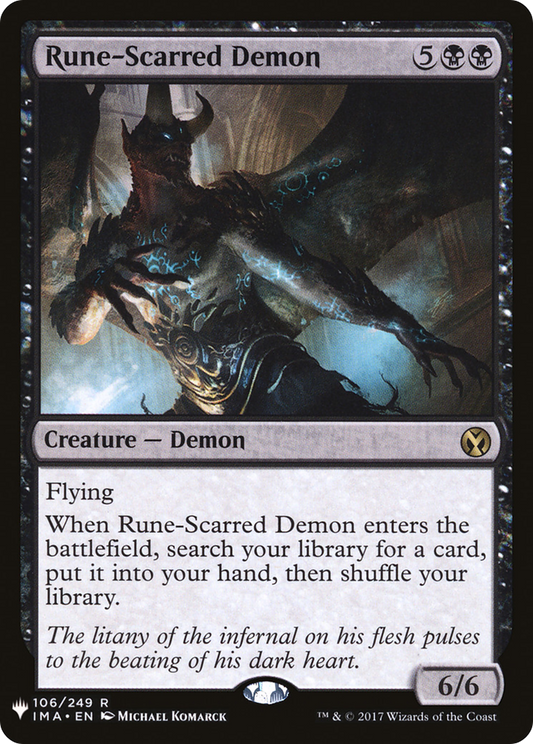 Rune-Scarred Demon (PLST) #IMA-106 [EN/N] s/o