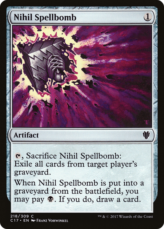 Nihil Spellbomb (C17) #218 [EN/N]