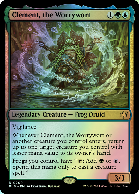 Clement, the Worrywort (BLB) #209 [EN/F]