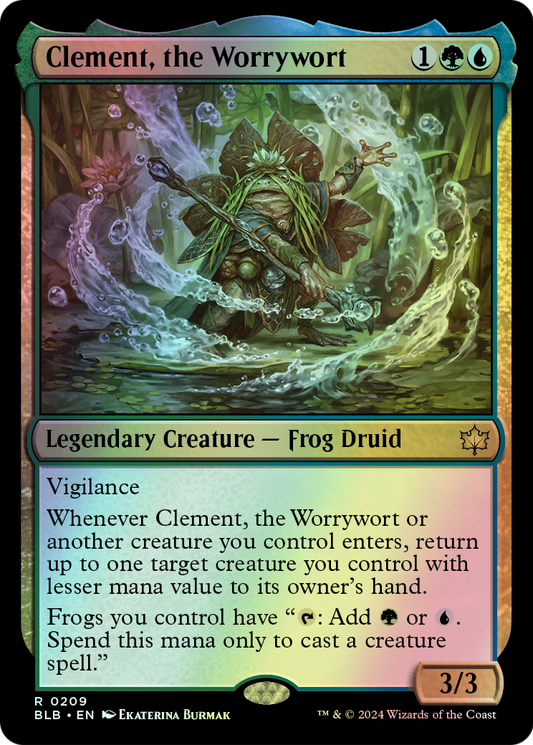 Clement, the Worrywort (BLB) #209 [EN/F]