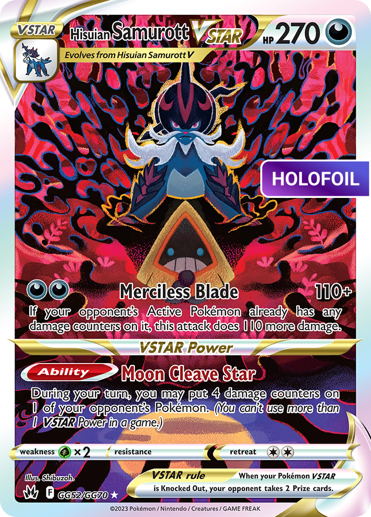 Hisuian Samurott VSTAR (CRZ:GG) #GG52 [EN/H]