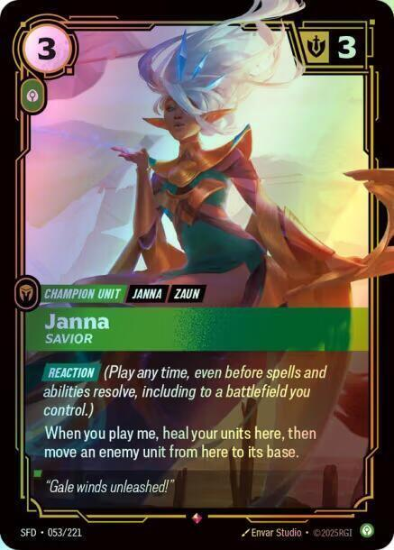 Janna - Savior (SFD) #053 [EN/F] s/o