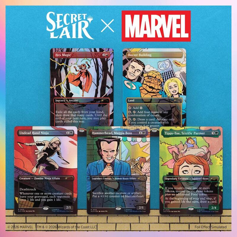 Secret Lair Drop: Secret Lair Drop: Secret Lair x Marvel: Spinner Rack Specials - Traditional Foil Edition (SLD) [EN]