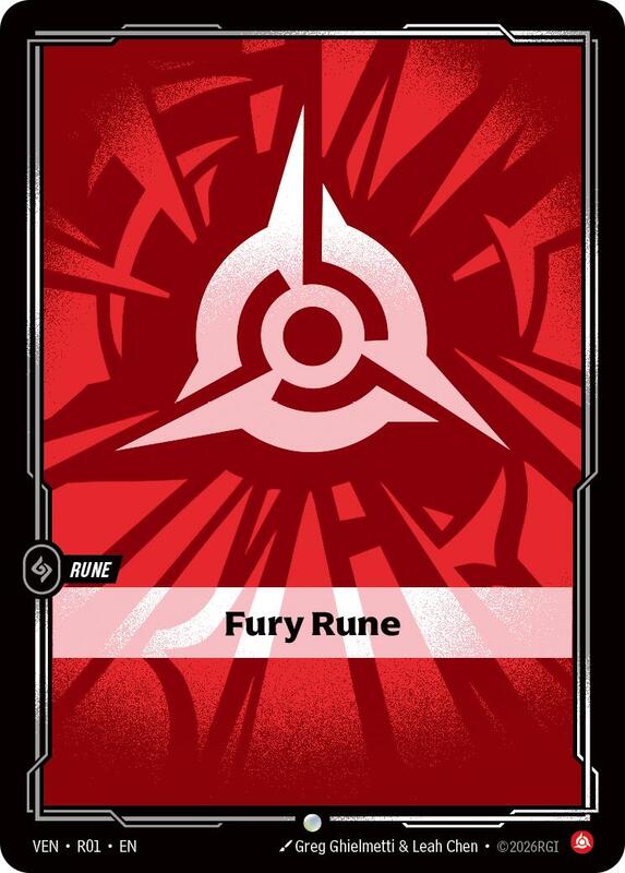 Fury Rune (VEN) #R01 [EN/N]