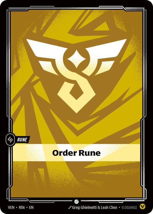 Order Rune (VEN) #R06 [EN/N]