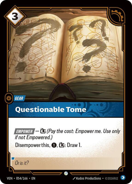 Questionable Tome (VEN) #054 [EN/N]