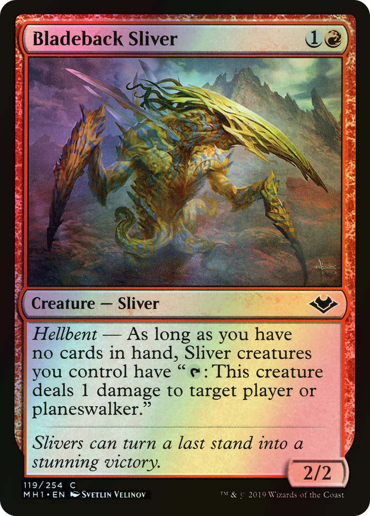 Bladeback Sliver (MH1) #119 [EN/F]