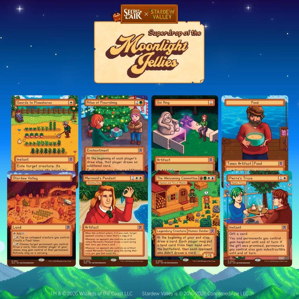 Secret Lair x Stardew Valley: Welcome to Stardew Valley Foil Edition