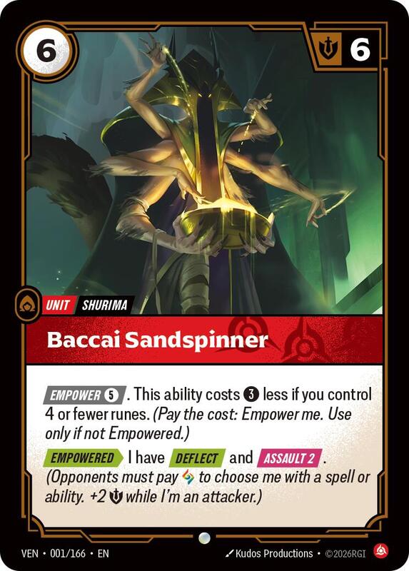 Baccai Sandspinner (VEN) #001 [EN/N]