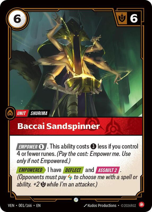 Baccai Sandspinner (VEN) #001 [EN/N]
