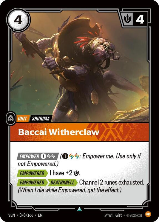 Baccai Witherclaw (VEN) #078 [EN/N]