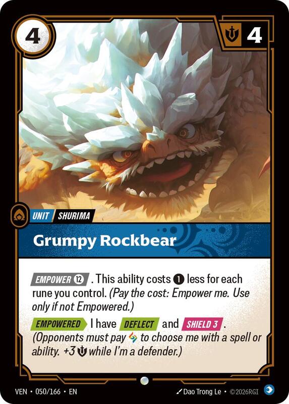 Grumpy Rockbear (VEN) #050 [EN/N]
