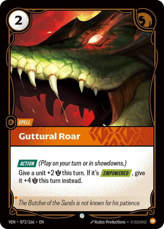 Guttural Roar (VEN) #072 [EN/N]