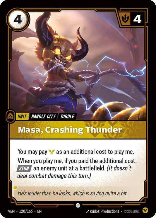 Masa, Crashing Thunder (VEN) #120 [EN/N]