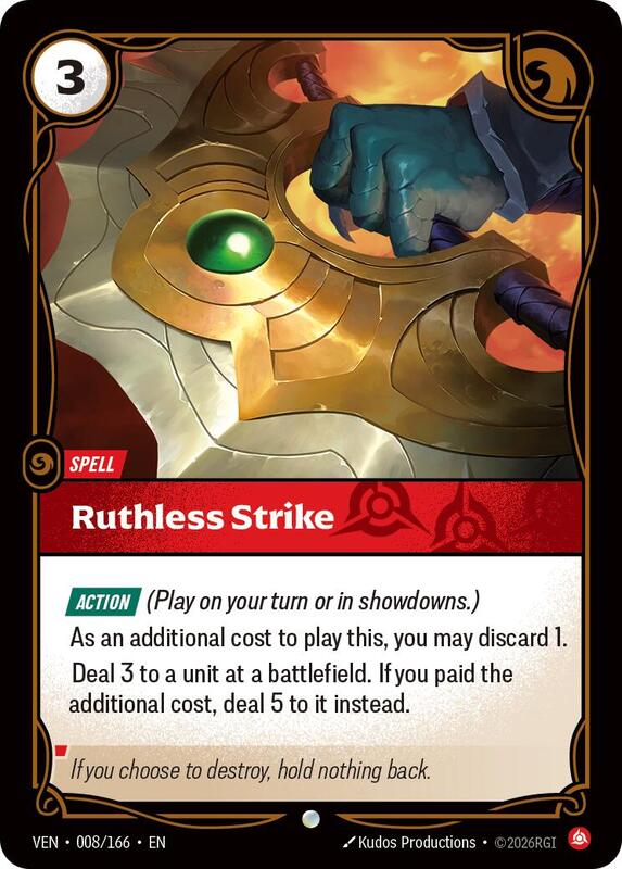 Ruthless Strike (VEN) #008 [EN/N]