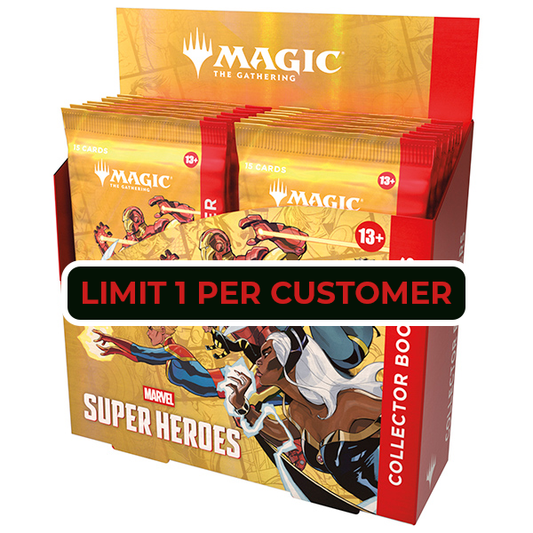 [PRE-ORDER] Magic: The Gathering - Marvel Super Heroes - Collector Booster Box (limit 1 per customer)