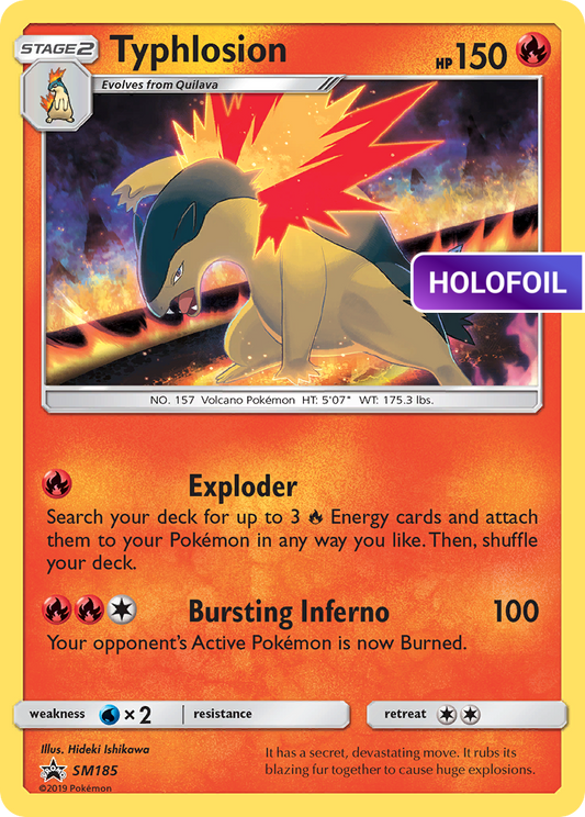 Typhlosion - SM185 (PR-SM) #SM185 [EN/H]