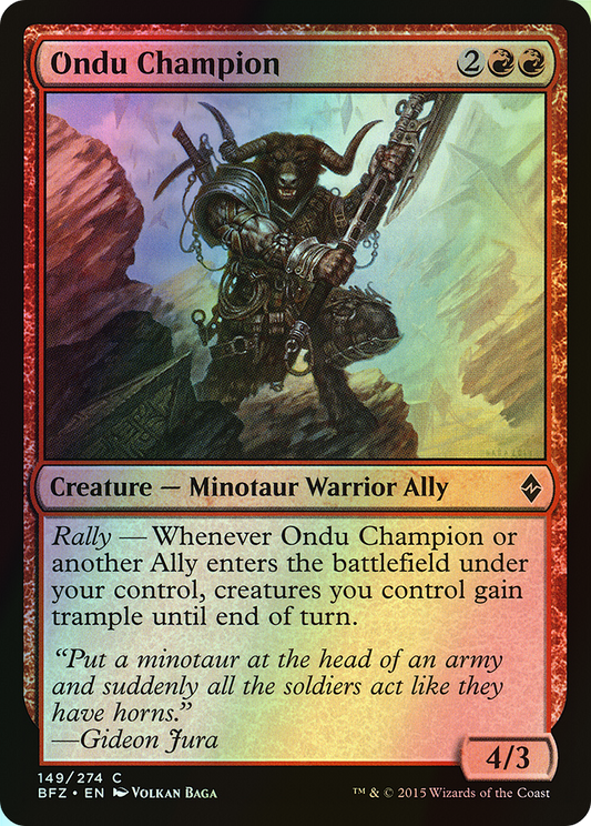 Ondu Champion (BFZ) #149 [EN/F]