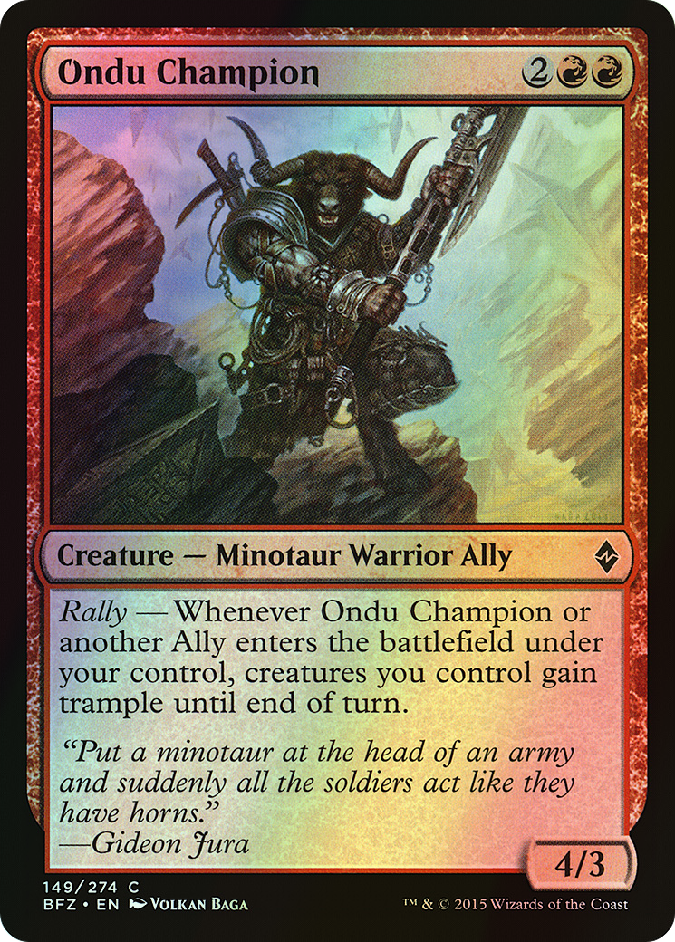 Ondu Champion (BFZ) #149 [EN/F]