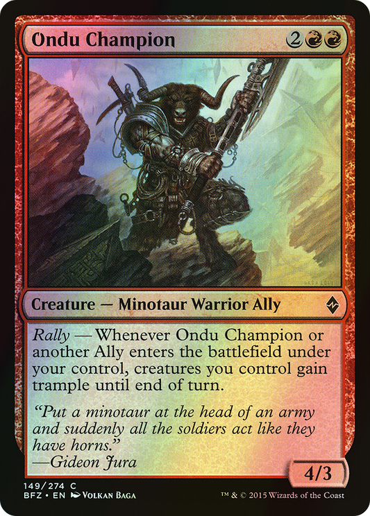 Ondu Champion (BFZ) #149 [EN/F]