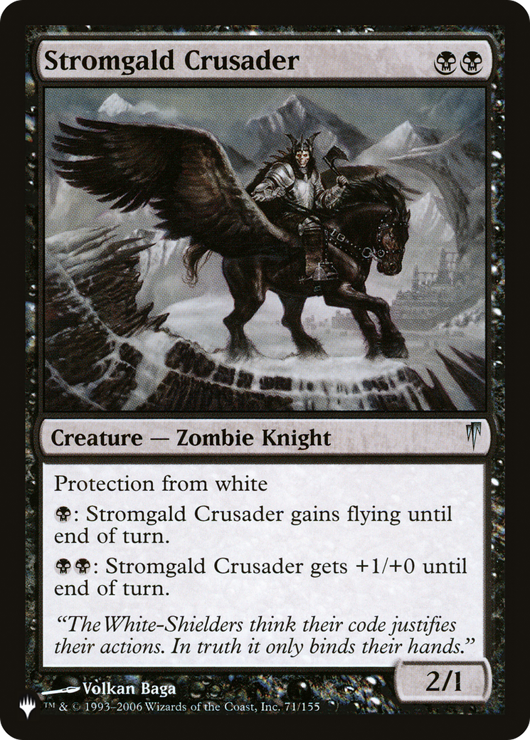 Stromgald Crusader (PLST) #CSP-71 [EN/N]