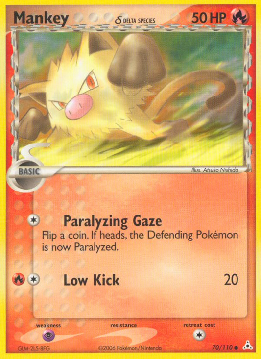 Mankey (Delta Species) (HP) #70 [EN/N] s/o