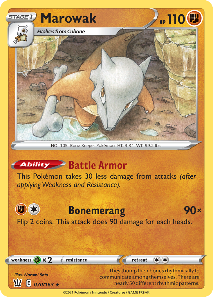 Marowak (BST) #070 [EN/N] s/o