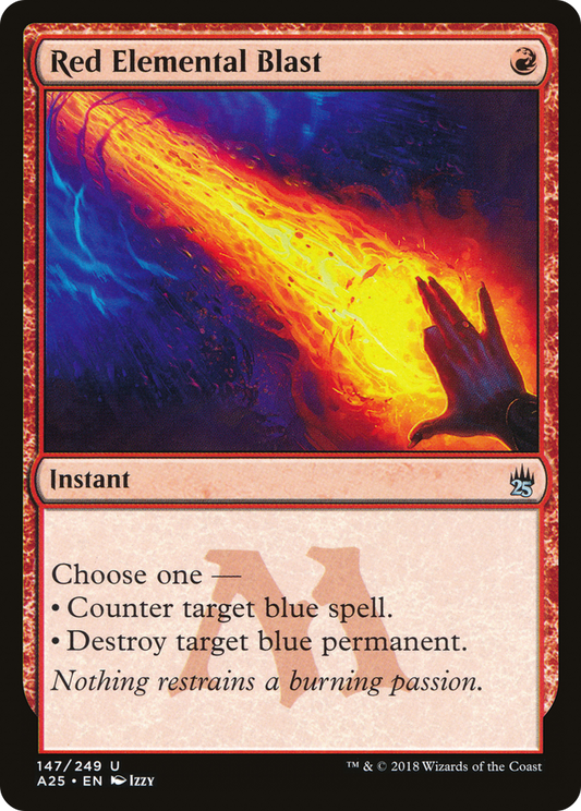 Red Elemental Blast (A25) #147 [EN/N] s/o