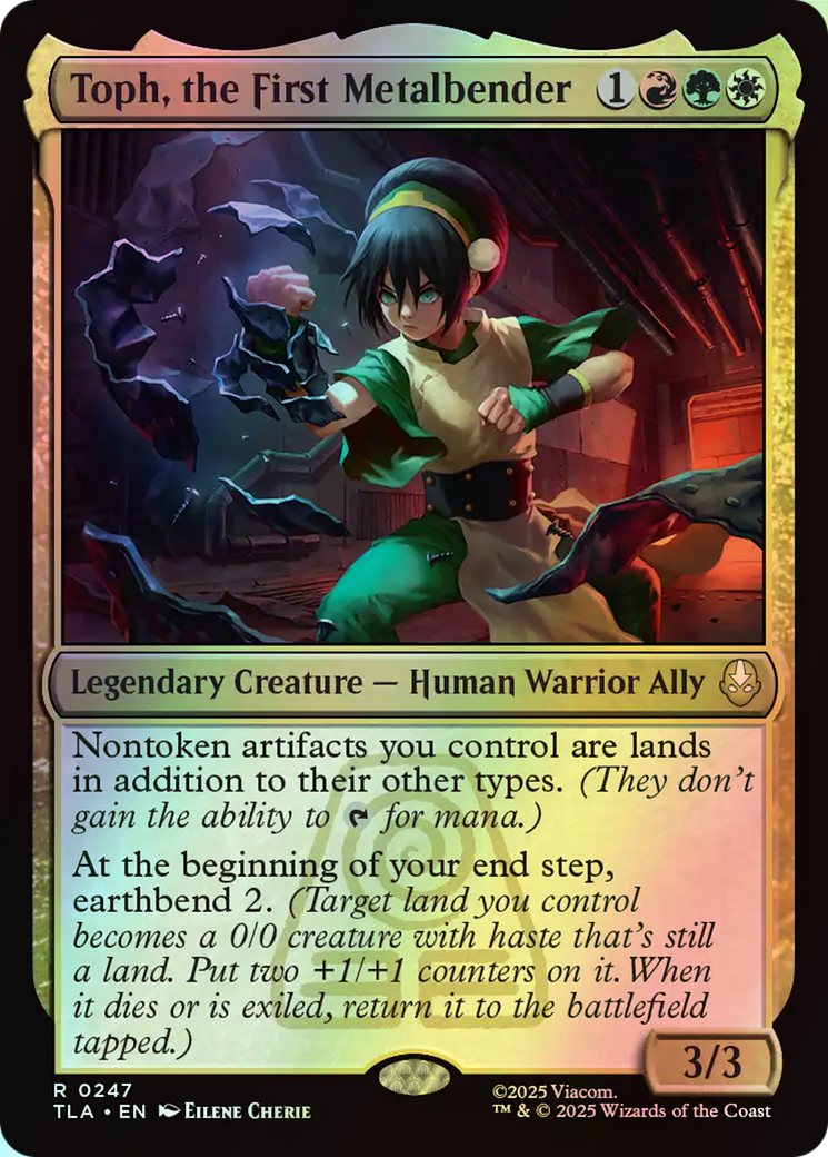 Toph, the First Metalbender (TLA) #247 [EN/F] s/o