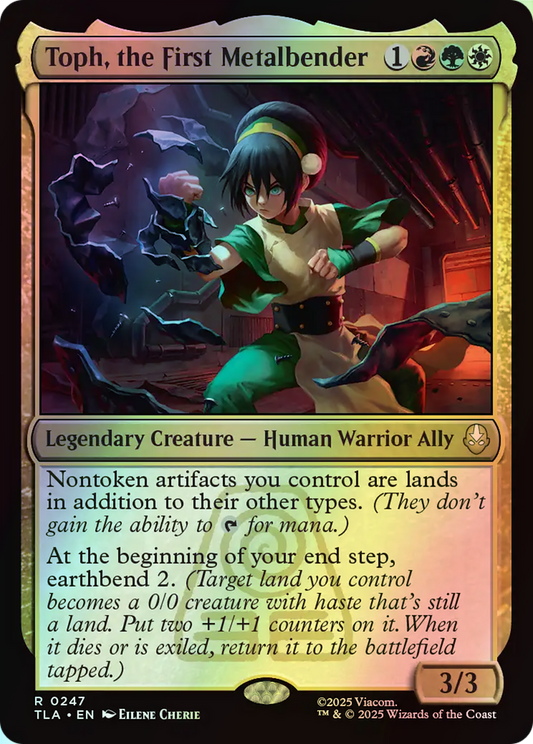 Toph, the First Metalbender (TLA) #247 [EN/F] s/o