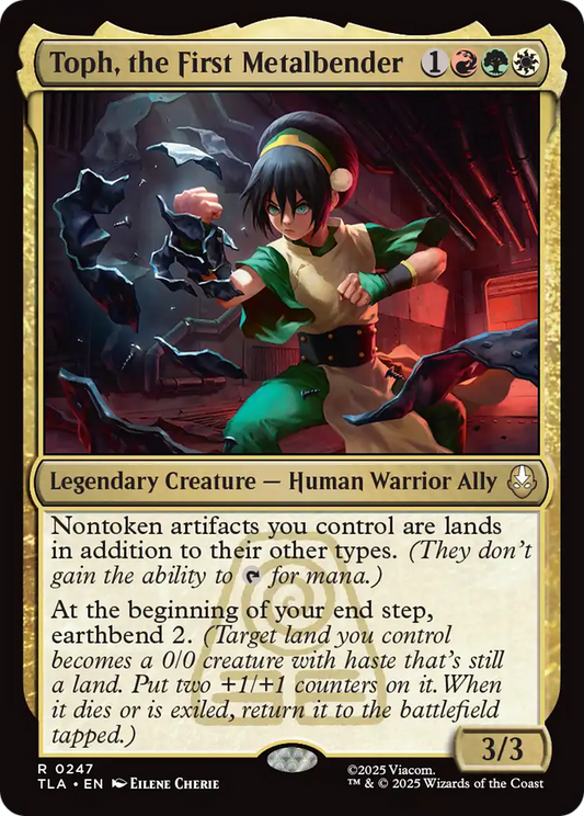 Toph, the First Metalbender (TLA) #247 [EN/N] s/o