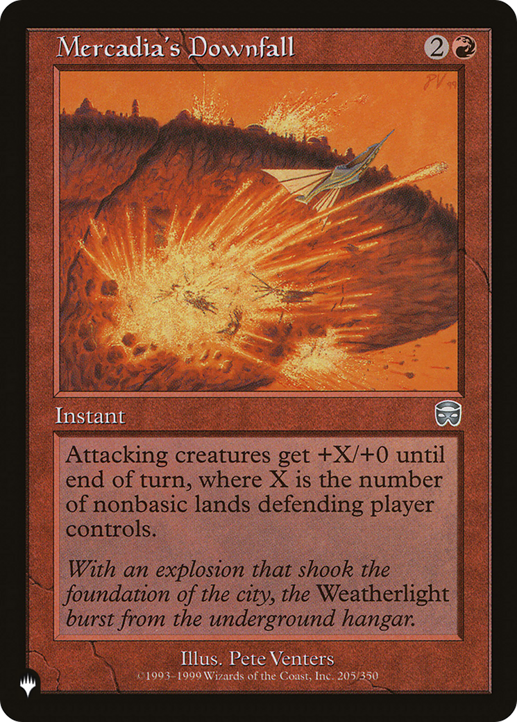 Mercadia's Downfall (PLST) #MMQ-205 [EN/N] s/o