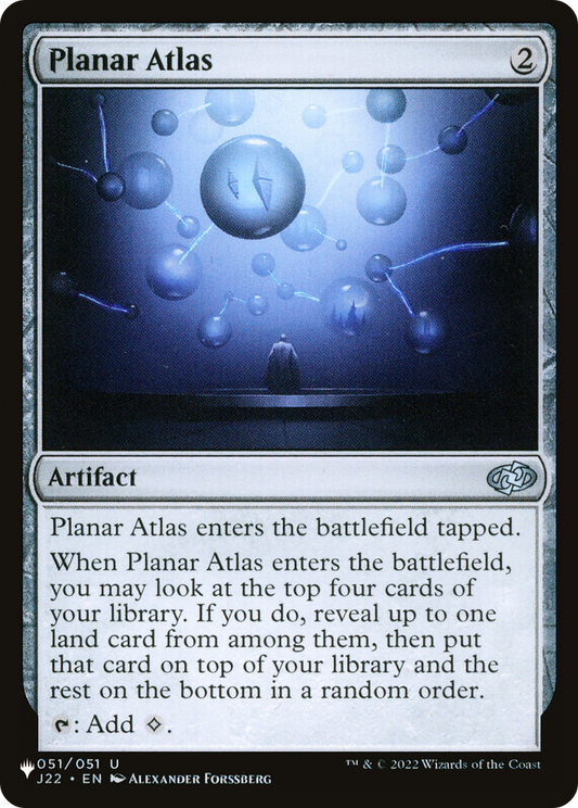 Planar Atlas (PLST) #J22-51 [EN/N] s/o