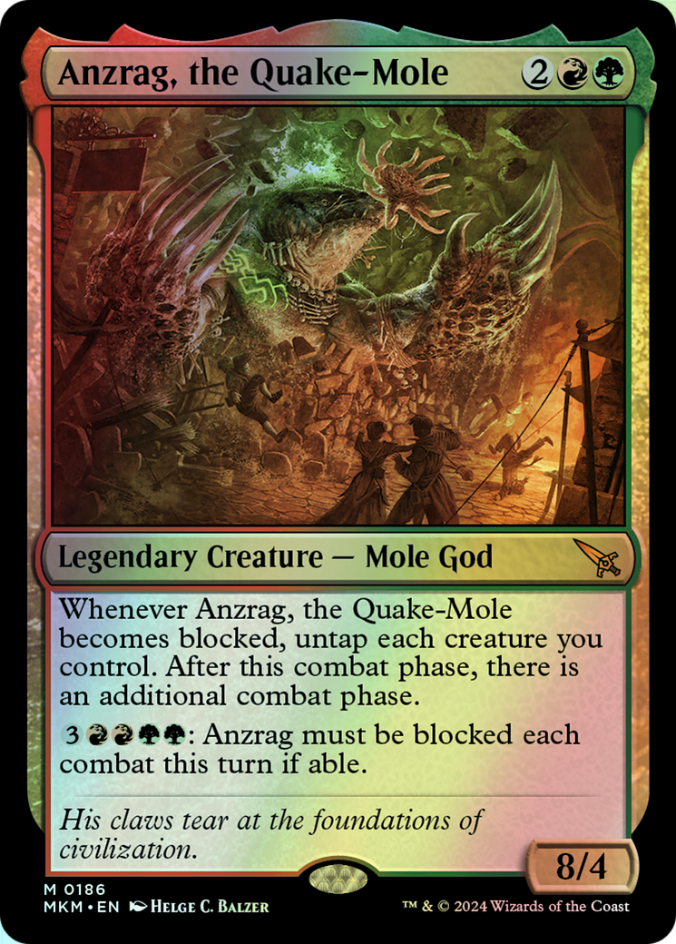 Anzrag, the Quake-Mole (MKM) #186 [EN/F] s/o