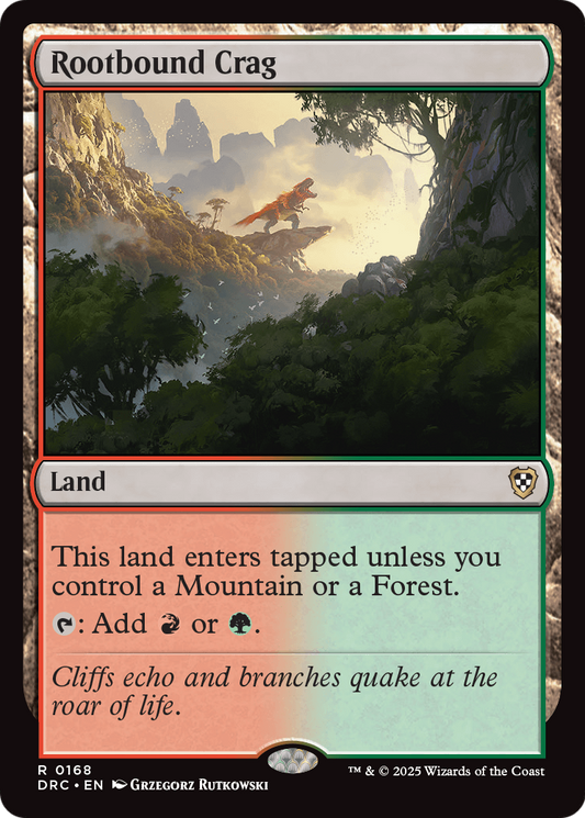 Rootbound Crag (DRC) #168 [EN/N]