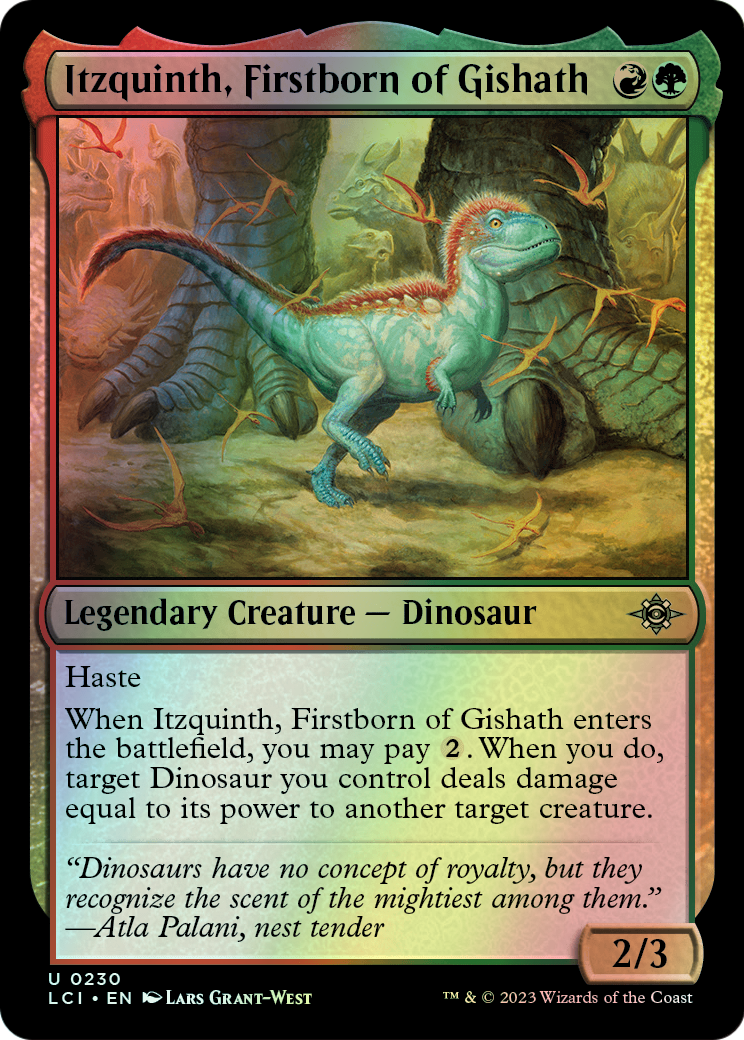 Itzquinth, Firstborn of Gishath (LCI) #230 [EN/F]
