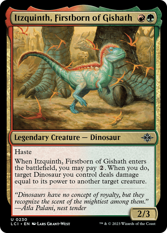 Itzquinth, Firstborn of Gishath (LCI) #230 [EN/N]