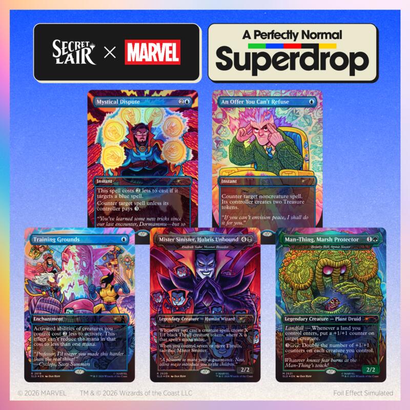Secret Lair Drop: Secret Lair Drop: Secret Lair x Marvel: Dan Hipp - Traditional Foil Edition (SLD) [EN]
