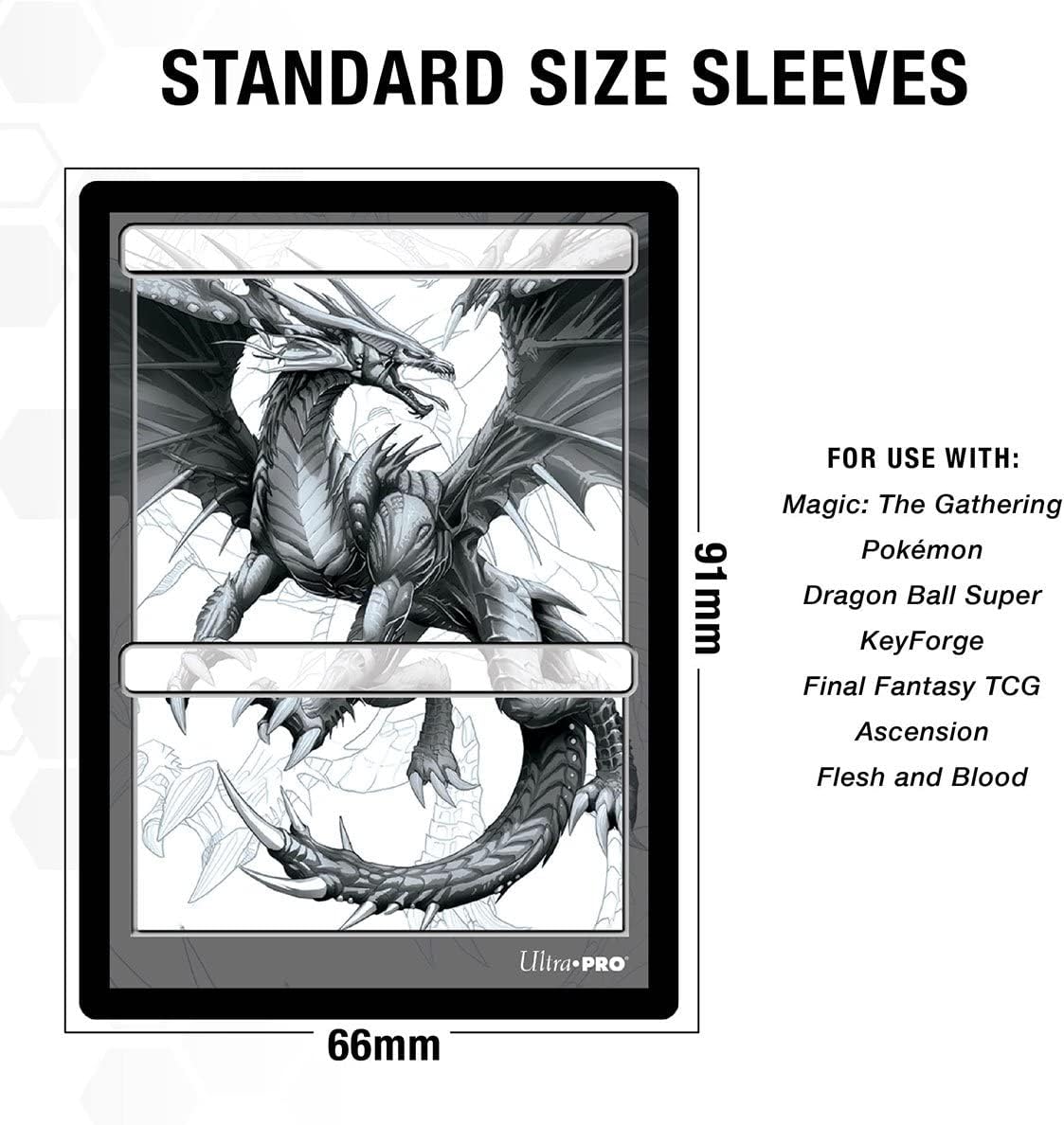 Ultra PRO Eclipse Matte Standard Sleeves (100) - Black