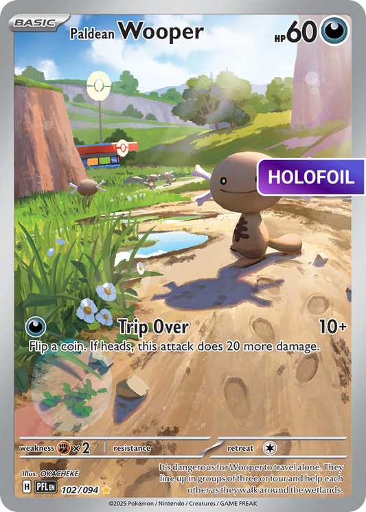 Paldean Wooper (PFL) #102 [EN/H] s/o