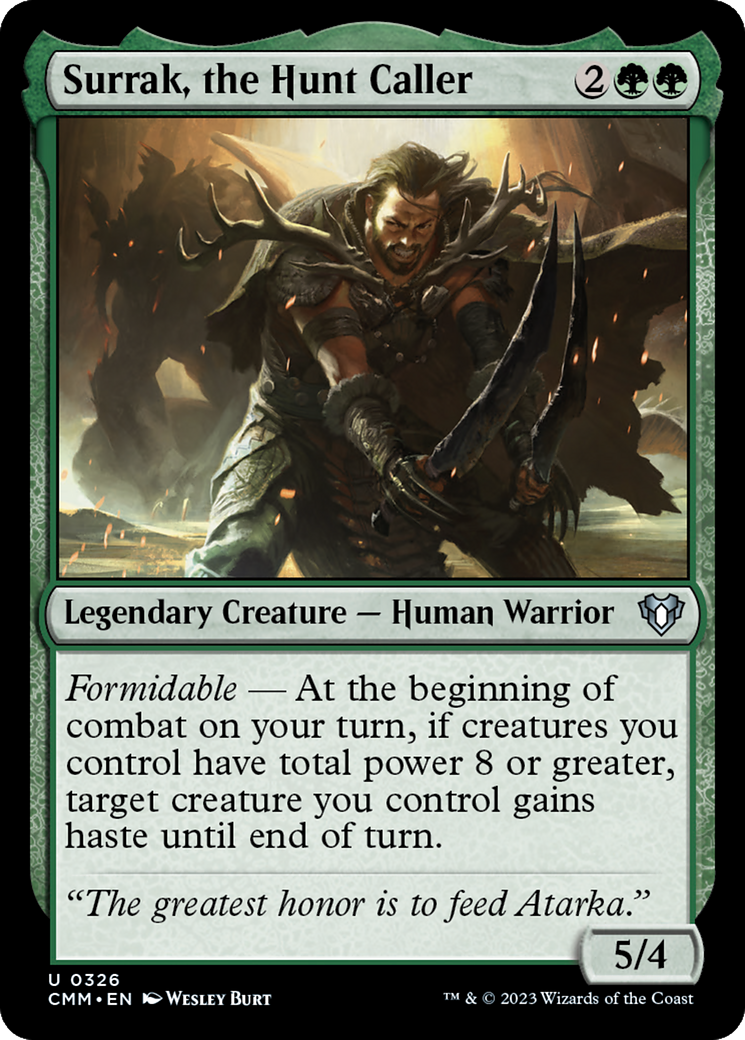 Surrak, the Hunt Caller (CMM) #326 [EN/N] s/o