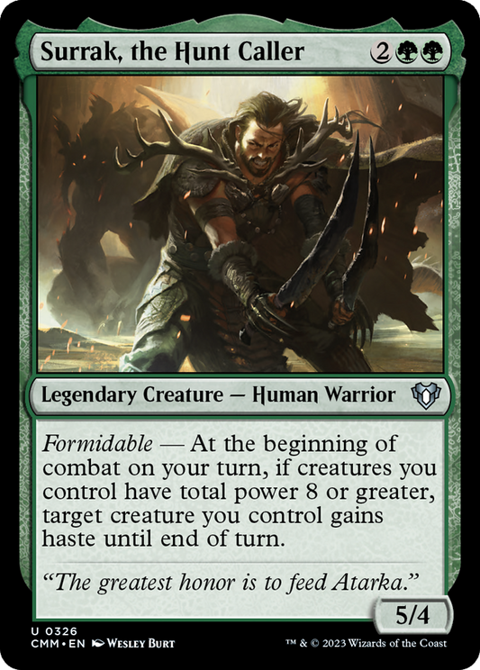 Surrak, the Hunt Caller (CMM) #326 [EN/N] s/o