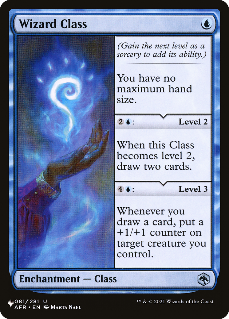 Wizard Class (PLST) #AFR-81 [EN/N] s/o