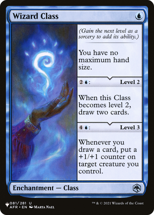 Wizard Class (PLST) #AFR-81 [EN/N] s/o