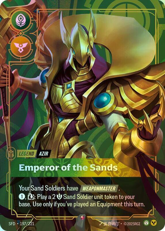 Azir - Emperor of the Sands (SFD) #197 [EN/F] s/o