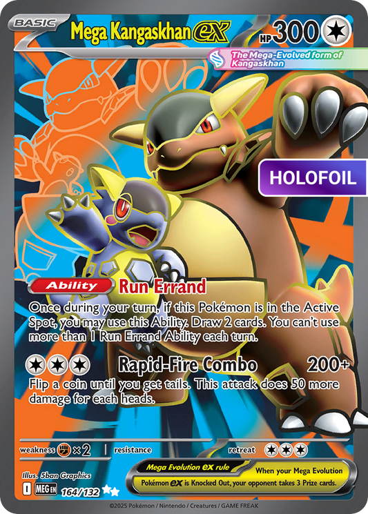 Mega Kangaskhan ex - 164/132 (MEG) #164 [EN/H] s/o