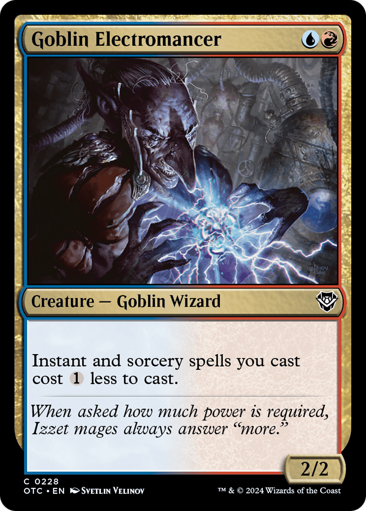 Goblin Electromancer (OTC) #228 [EN/N]